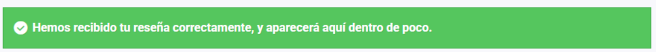 Reseña guardada correctamente